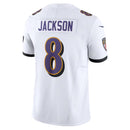 Camisa Lamar Jackson Baltimore Ravens Nike Vapor F.U.S.E. Limited - Branca