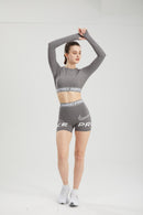 Conjunto Cropped e Short NIKE PRO- Feminino