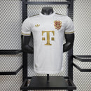 Camisa 125 Anos Bayern de Munique 2025 Jogador Branca- Masculina