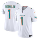 Camisa Miami Dolphins Vapor F.U.S.E. Limited - Aqua/Branca