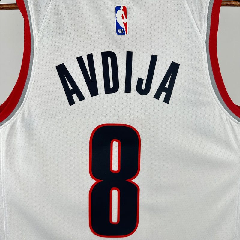 Regata Portland Trail Blazers Branca Swingman 2020/21 - Association Edition