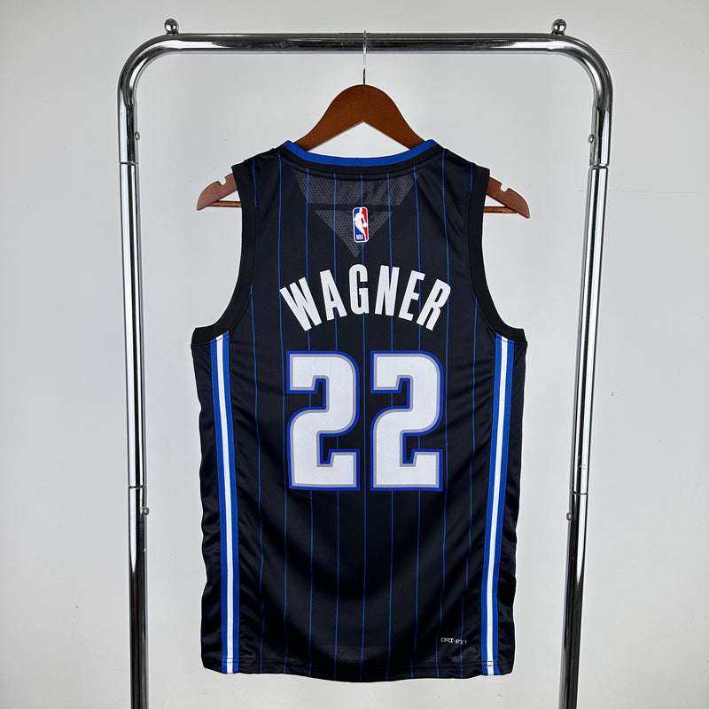 Regata Orlando Magic Preta Swingman 2021/22 - Icon Edition