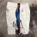 Bermuda Brooklyn Nets Branco 2022/23 City Edition Swingman