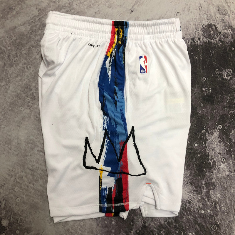 Bermuda Brooklyn Nets Branco 2022/23 City Edition Swingman
