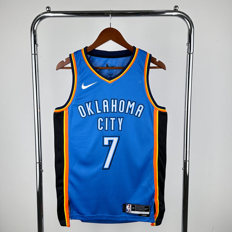 Regata Oklahoma City Thunder Azul Swingman - Icon Edition