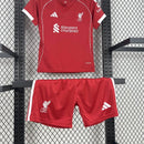 Conjunto Infantil 1 Liverpool 2025/26 - Unissex