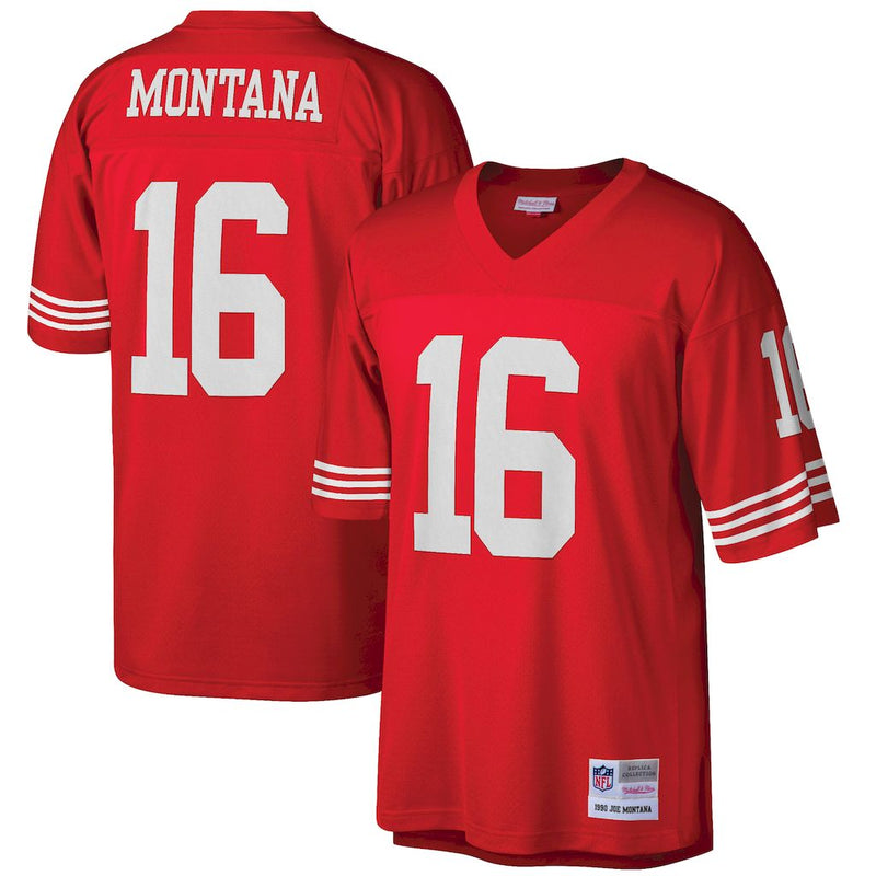 Camisa San Francisco 49ers Mitchell & Ness Legacy Replica 1990 - Vermelho Scarlet