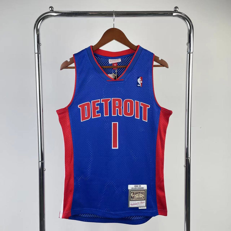 Regata Detroit Pistons Azul 2008/09 - Hardwood Classics