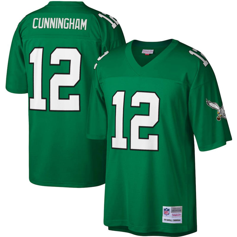 Camisa Philadelphia Eagles Legacy Mitchell & Ness Legacy Replica 1990 - Kelly Verde