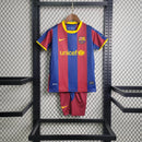 Conjunto Infantil Barcelona Retrô 2010/11 - Unissex