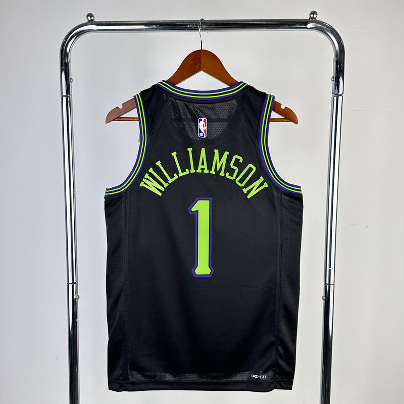 Regata New Orleans Pelicans Preto Swingman - City Edition
