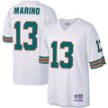 Camisa Dan Marino Miami Dolphins Mitchell & Ness  Retired Player Legacy Replica 1984 - Aqua/Branco