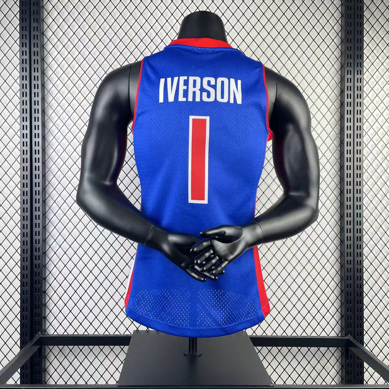Regata Detroit Pistons Azul 2008/09 - Hardwood Classics