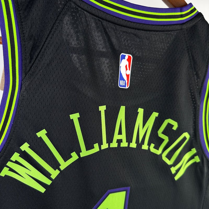 Regata New Orleans Pelicans Preto Swingman - City Edition