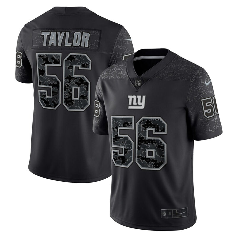 Camisa New York Giants Nike Black Retired Player RFLCTV Limited - Preta