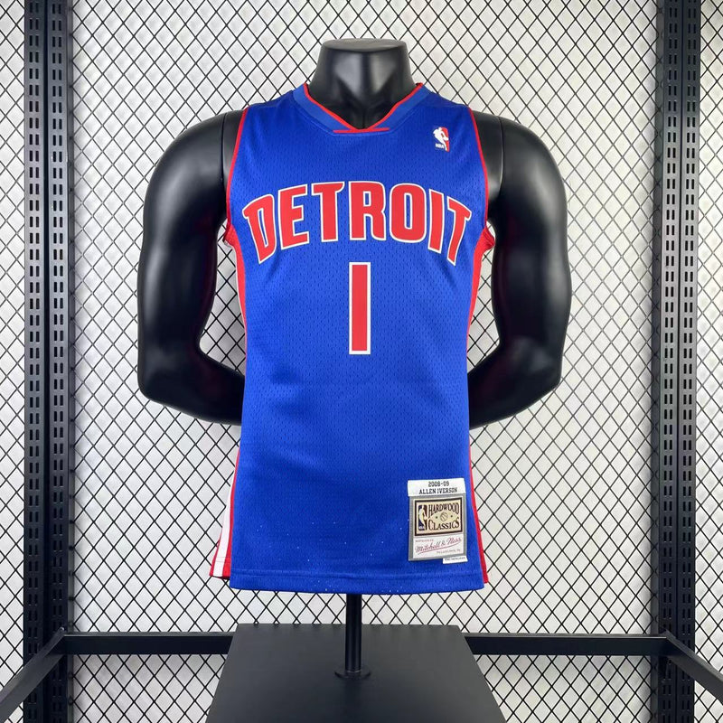 Regata Detroit Pistons Azul 2008/09 - Hardwood Classics