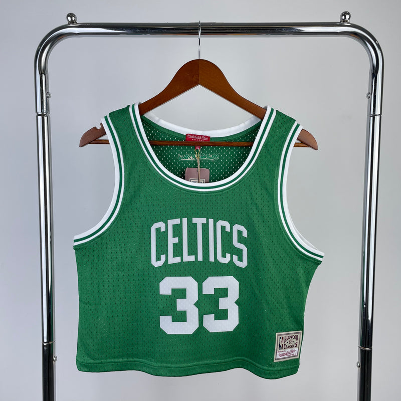 Cropped Feminino Boston Celtics - Larry Bird 33
