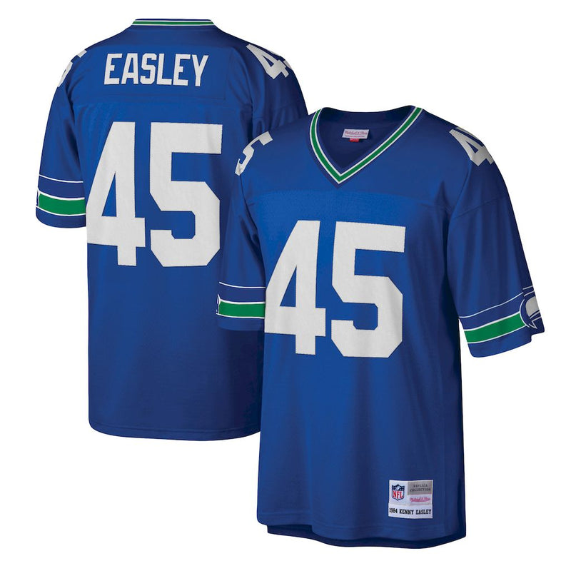 Camisa Seattle Seahawks Mitchell & Ness Legacy Replica - Azul Royal 1985