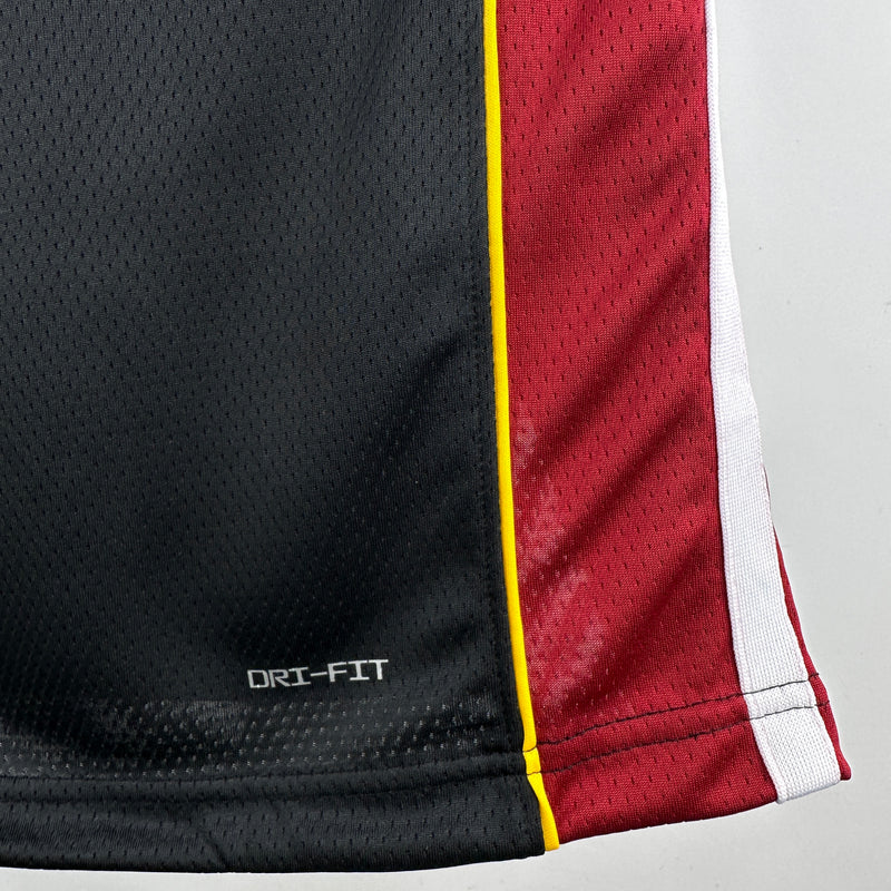 Regata Miami Heat Preta Swingman - Icon Edition