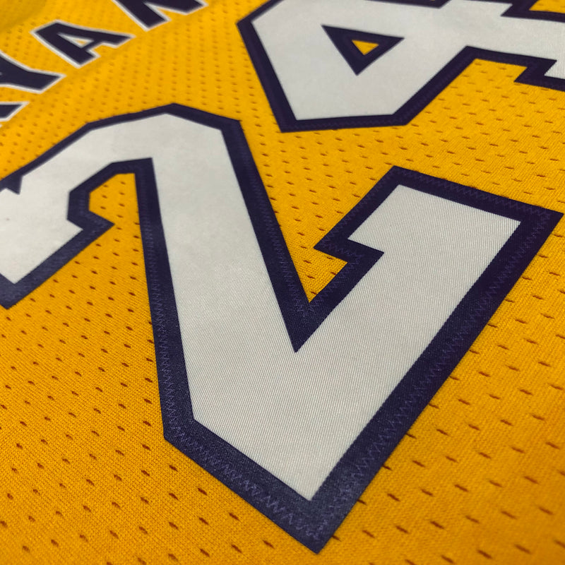 Regata Los Angeles Lakers Kobe Bryant Amarela 2008/09 - Hardwood Classics
