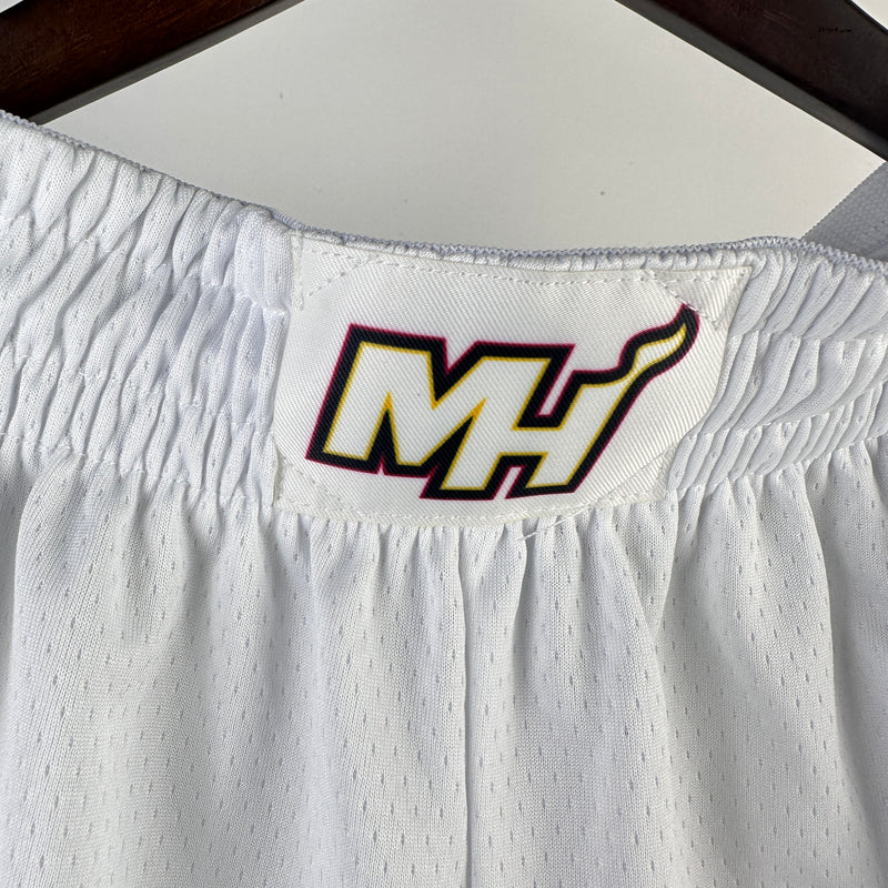 Bermuda Miami Heat Branco 2023