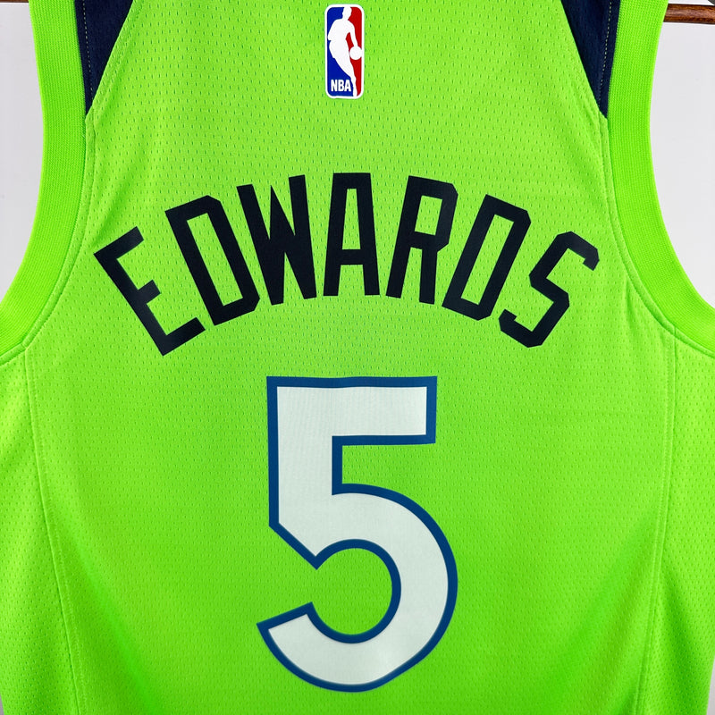 Regata Minnesota Timberwolves Verde limao 2020/21 Swingman - Statement Edition