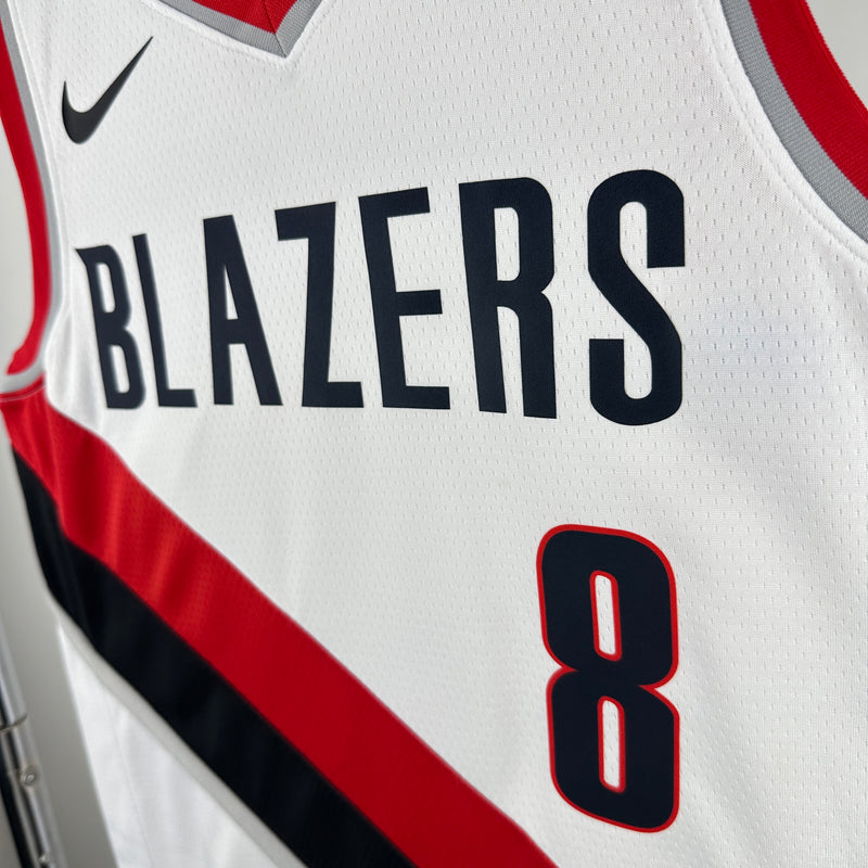 Regata Portland Trail Blazers Branca Swingman 2020/21 - Association Edition