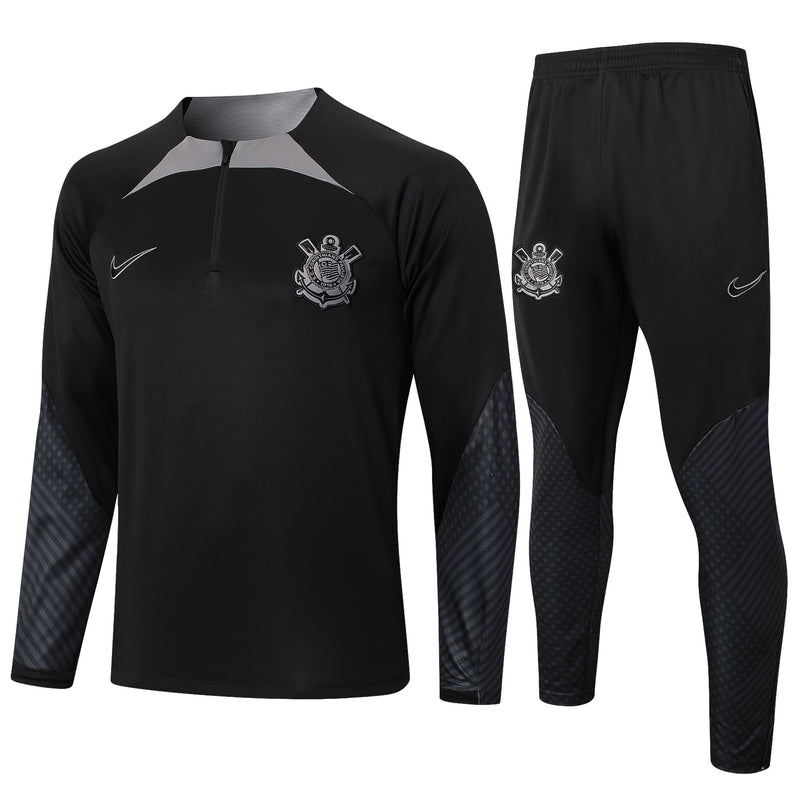 Agasalho Treino Corinthians All Black 2024/25 - Masculino
