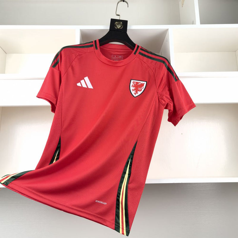 Camisa 1 País de Gales 24/25 Torcedor - Masculina
