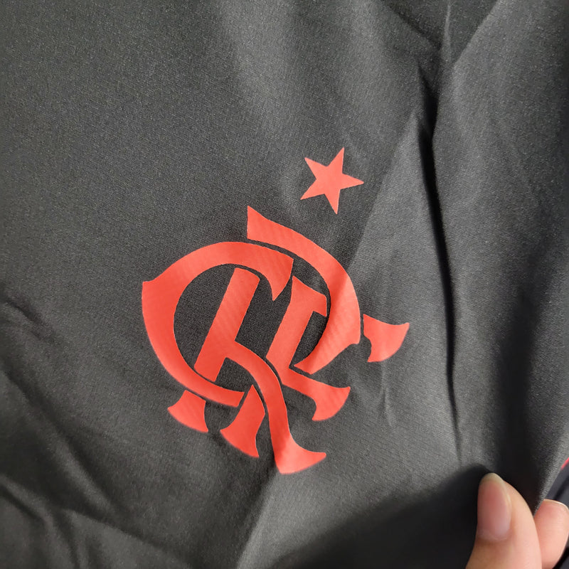 Jaqueta Corta-Vento Flamengo Preto e Vermelho 2023/24 - Masculino