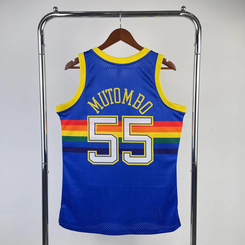 Regata Diamante Denver Nuggets Dikembe Mutombo 1991/92 - Hardwood Classics 75th Anniversary