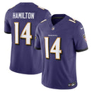 Camisa Baltimore Ravens Nike Vapor F.U.S.E. Limited Jersey - Roxa