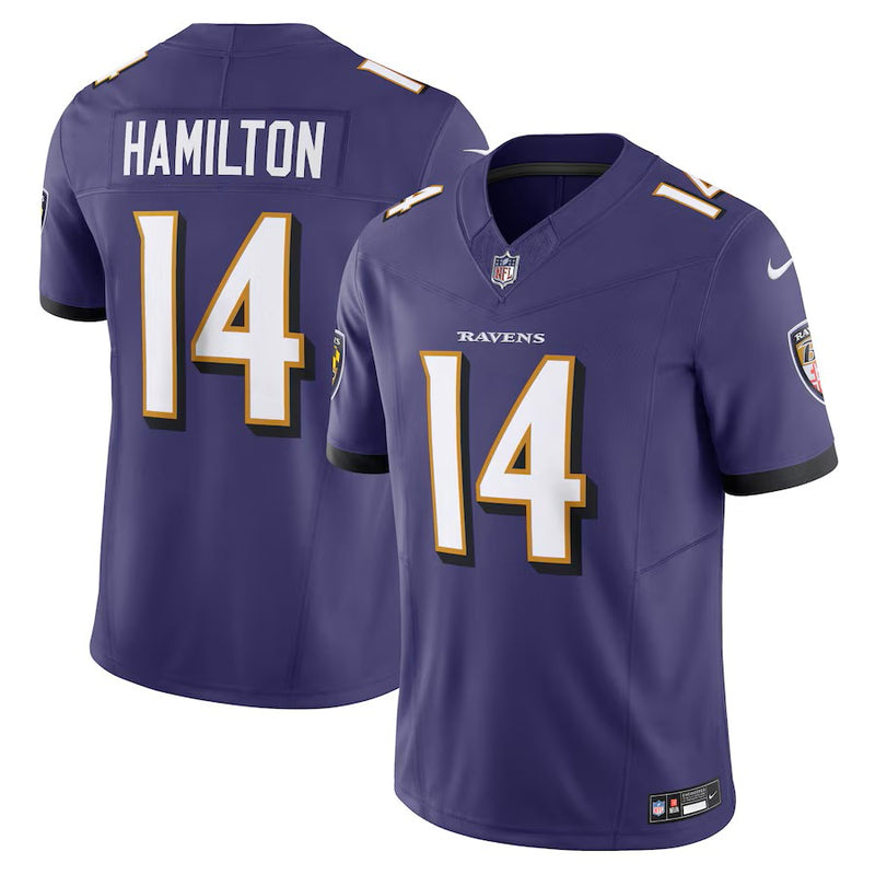 Camisa Baltimore Ravens Nike Vapor F.U.S.E. Limited Jersey - Roxa