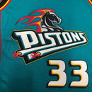 Regata Detroit Pistons Verde 1998/99 - Hardwood Classics