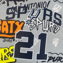 Regata San Antonio Spurs Slap Sticker Cinza 1998/99 - Hardwood Classics