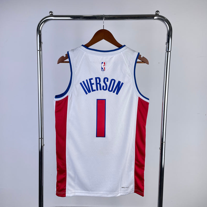 Regata Detroit Pistons Branca Swingman - Association Edition