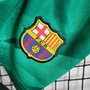 Conjunto Infantil Goleiro Verde Barcelona 2023/24 - Unissex