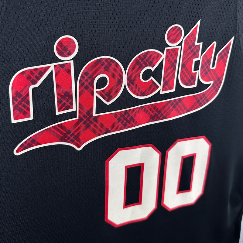 Regata Portland Trail Blazers Preta Swingman 2023/24 - City Edition