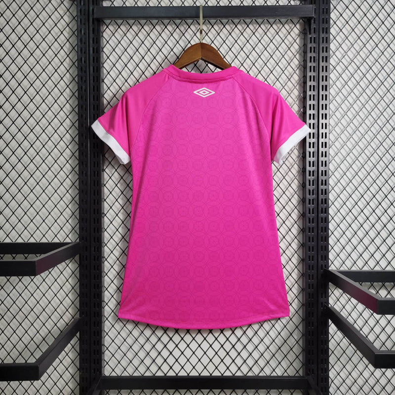 Camisa Santos Outubro Rosa 2023/24 Torcedora - Feminina