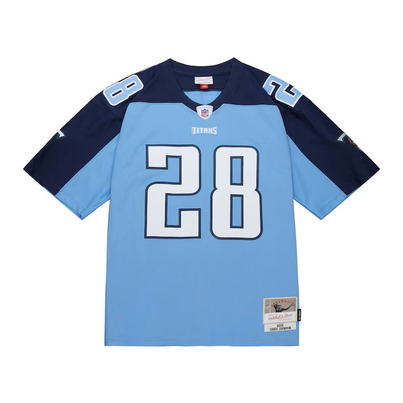 Camisa Chris Johnson Tennessee Titans Mitchell & Ness Legacy Replica - Azul Claro