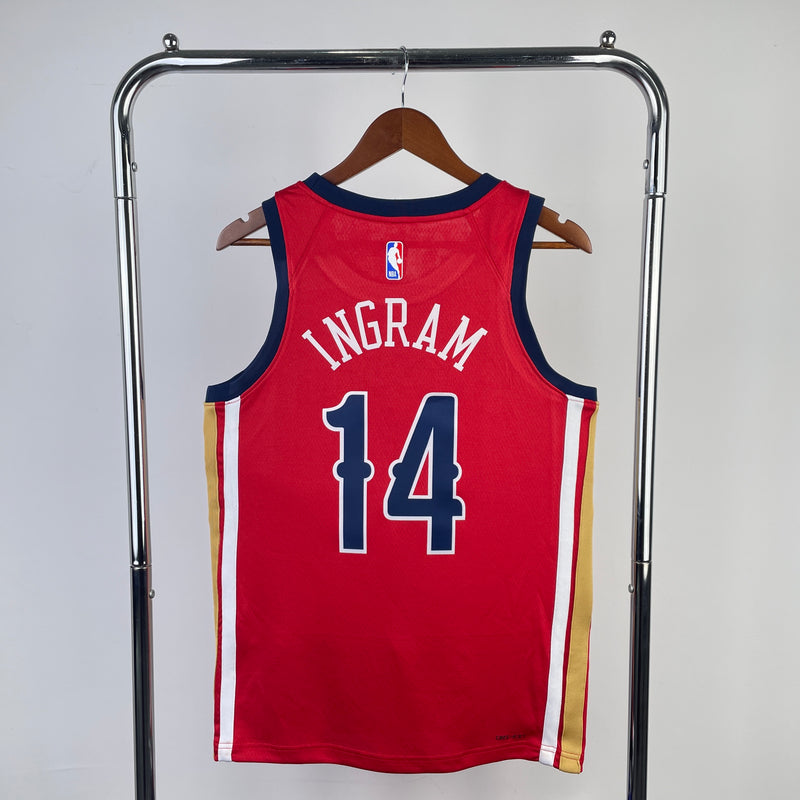 Regata New Orleans Pelicans Vermelha  Swingman - Statement Edition