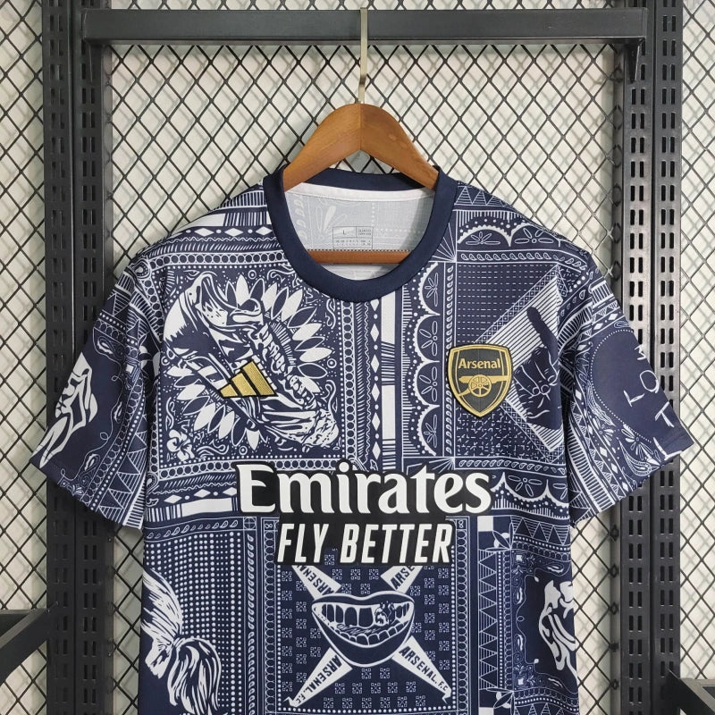 Camisa Pré-jogo Arsenal Ian Wright 2024 - Masculina