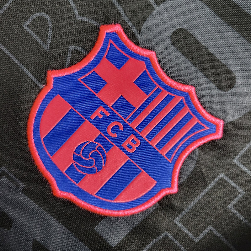 Camisa Europeu Pré-jogo Barcelona 2021/22 Torcedor - Masculina