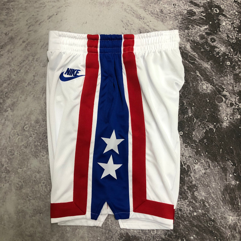 Bermuda Brooklyn Nets Branco 2022/23 Classic Edition Swingman