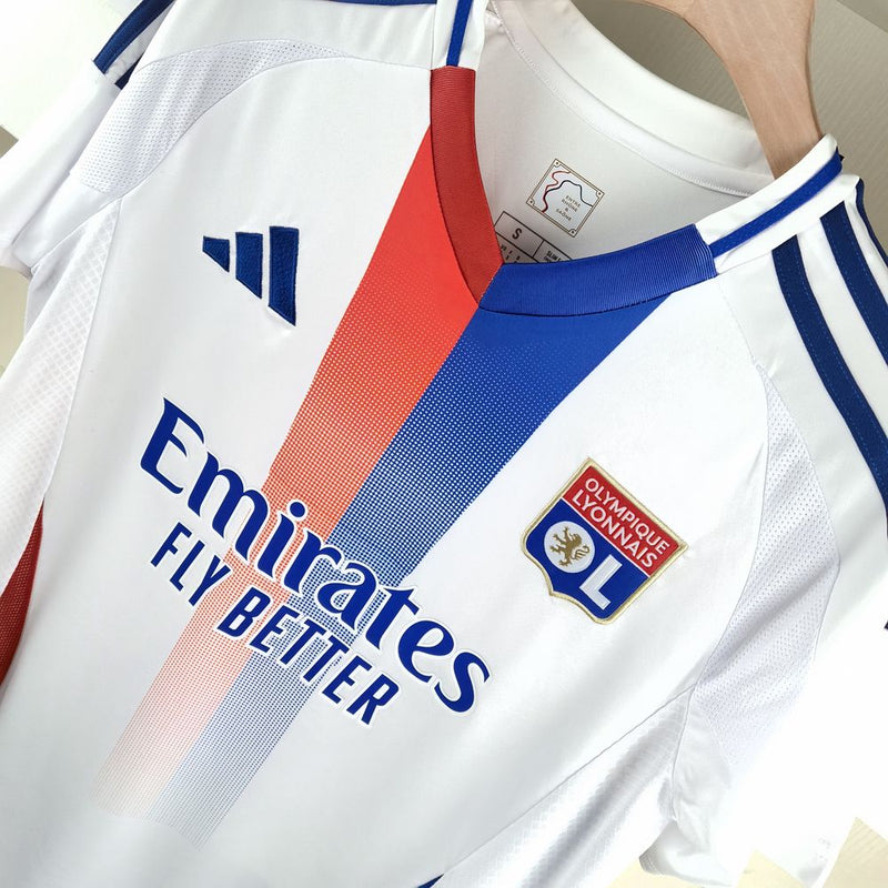 Camisa 1 Olympique Lyonnais 24/25 Torcedor - Masculina