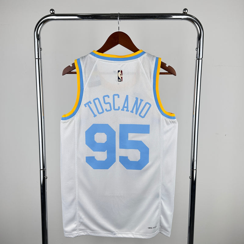Regata Los Angeles Lakers Branca Swingman 2022/23 - Classic Edition