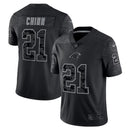Camisa Carolina Panthers Nike Retired Player RFLCTV Limited - Preta