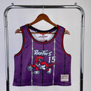 Cropped Feminino Toronto Raptors - Vince Carter 15