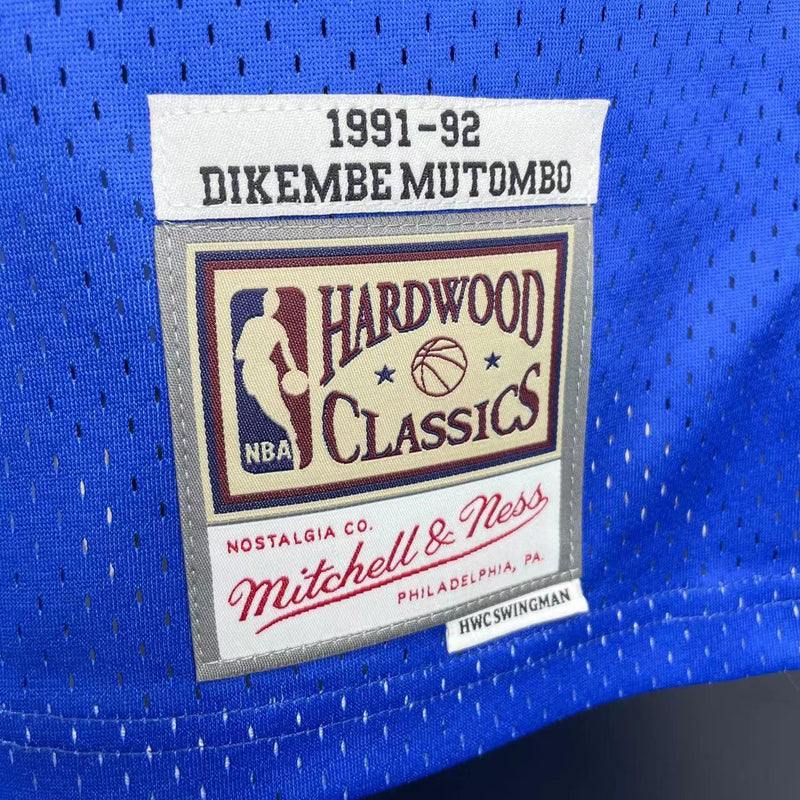 Regata Diamante Denver Nuggets Dikembe Mutombo 1991/92 - Hardwood Classics 75th Anniversary