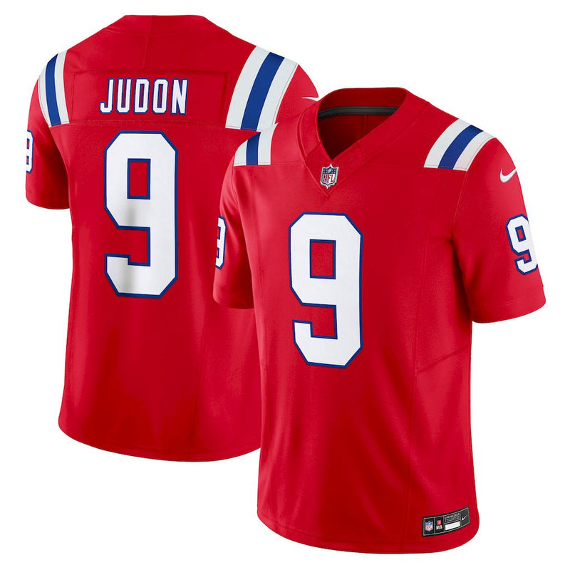Camisa Matthew Judon New England Patriots Nike Vapor F.U.S.E. Limited  - Branca/Vermelha